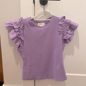 Anthropologie Ruffle Shirt